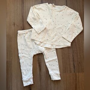 Quincy Mae Ivory Star Organic Cotton set 18-24M